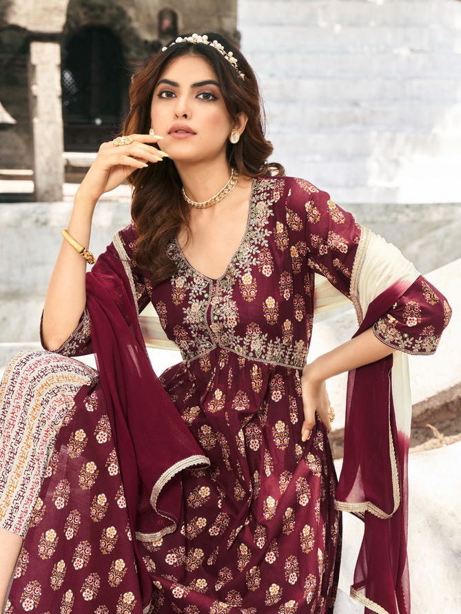 Wanna Siyaahi Alia Cut Readymade Suits Catalog
